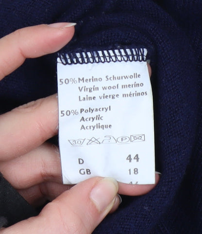 Womens UK Size 18 Freya Blue Pullover Jumper