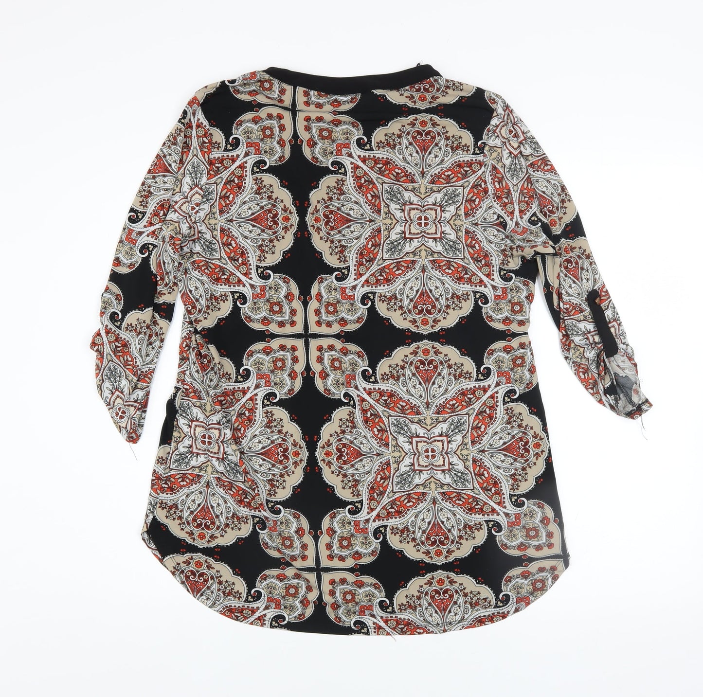 Womens UK Size M Wallis Multicoloured Tunic Blouse