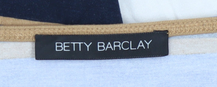 Womens UK Size 12 Betty Barclay Multicoloured Basic T-Shirt