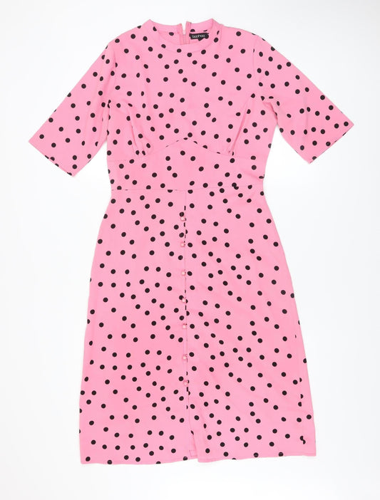 Womens UK Size 12 Boohoo Bodycon Dress