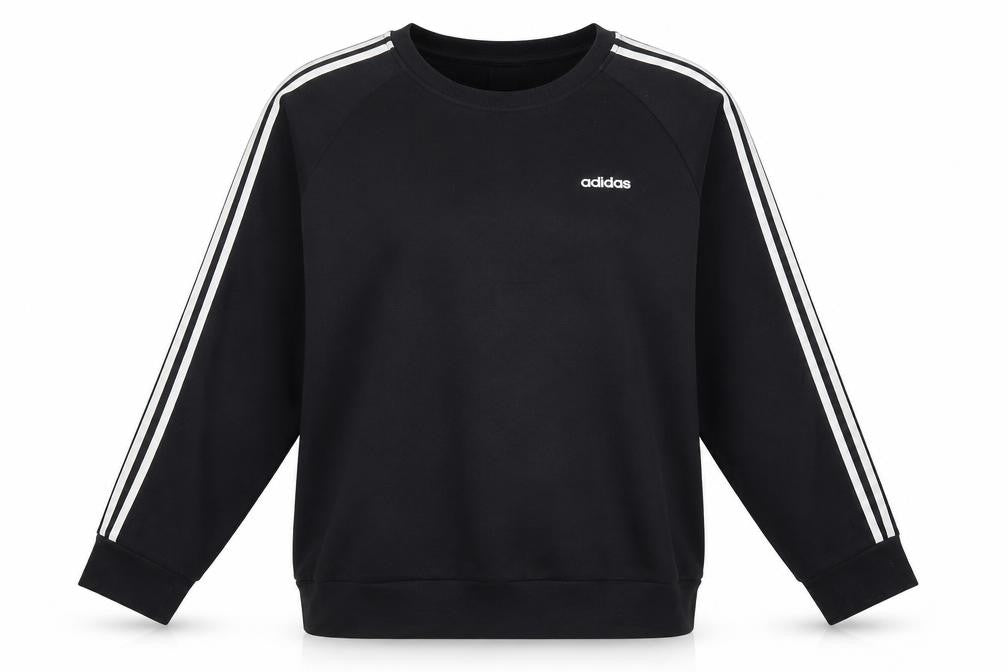 Womens UK Size L adidas Black Pullover Sweatshirt