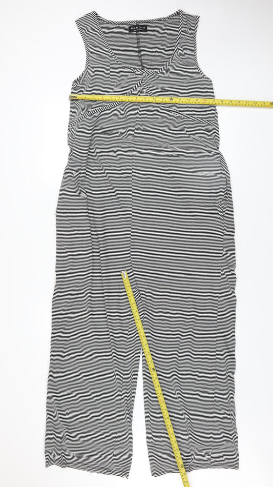 Womens UK Size 12 Bandia One-Piece Black Jumpsuit