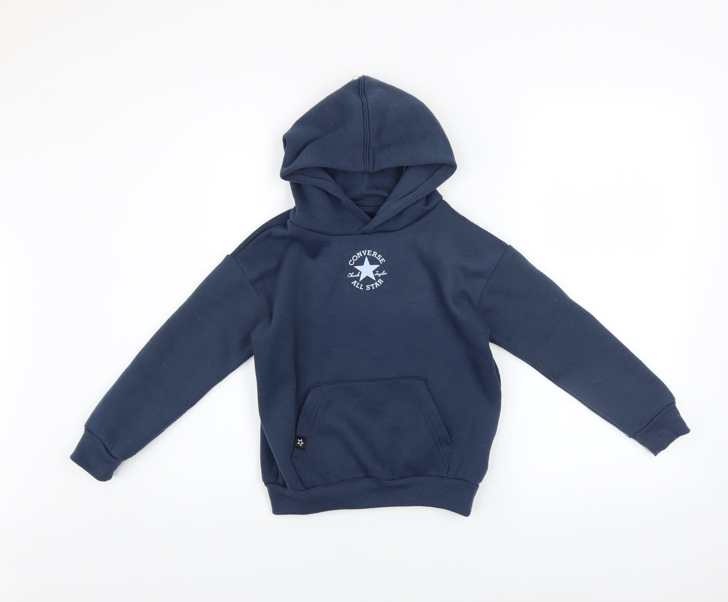 Boys UK Size 5-6 Years Converse Blue Pullover Hoodie