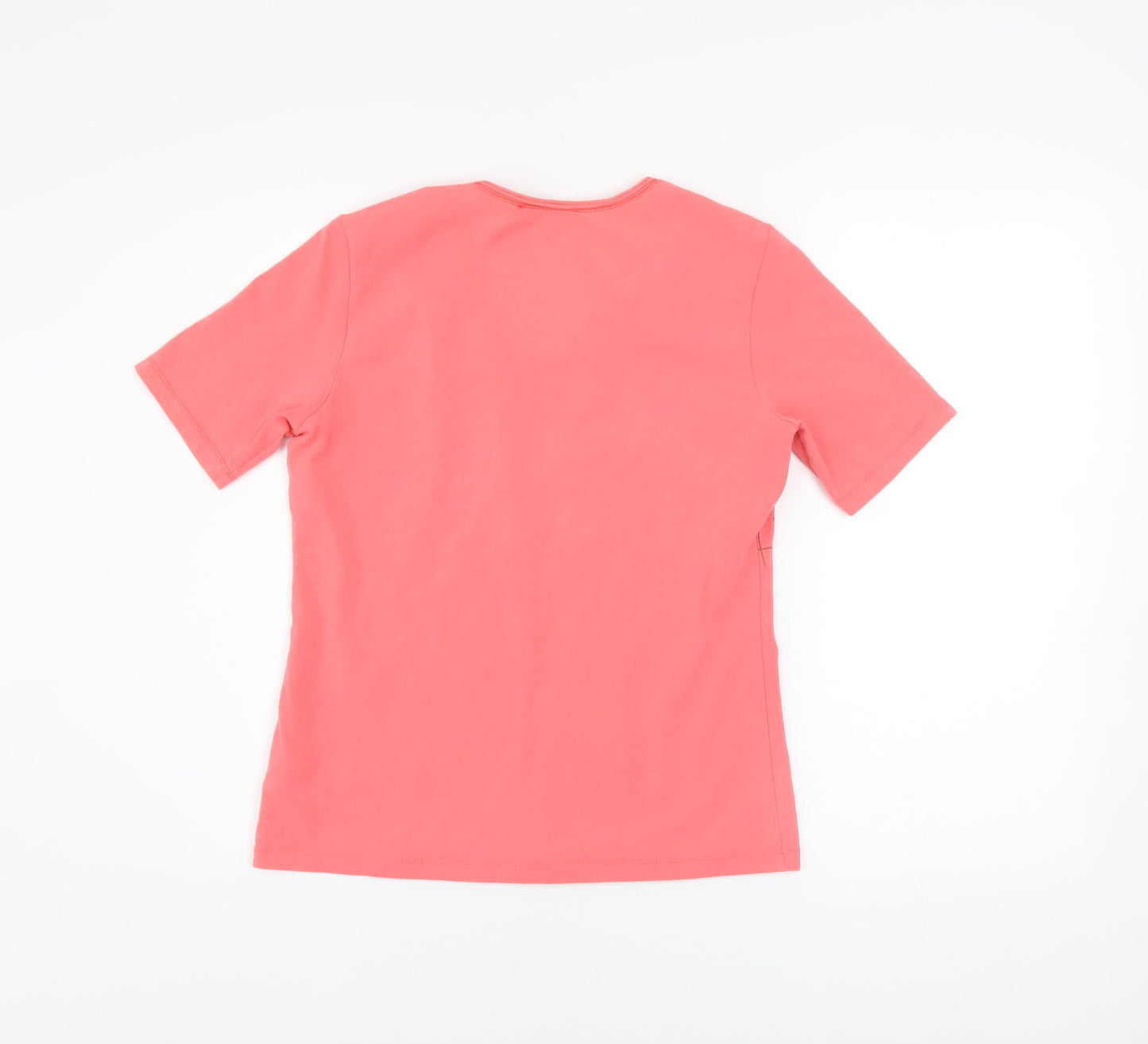 Womens UK Size 12 Betty Barclay Pink Basic T-Shirt