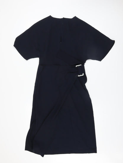 Womens UK Size 6 Warehouse Wrap Dress