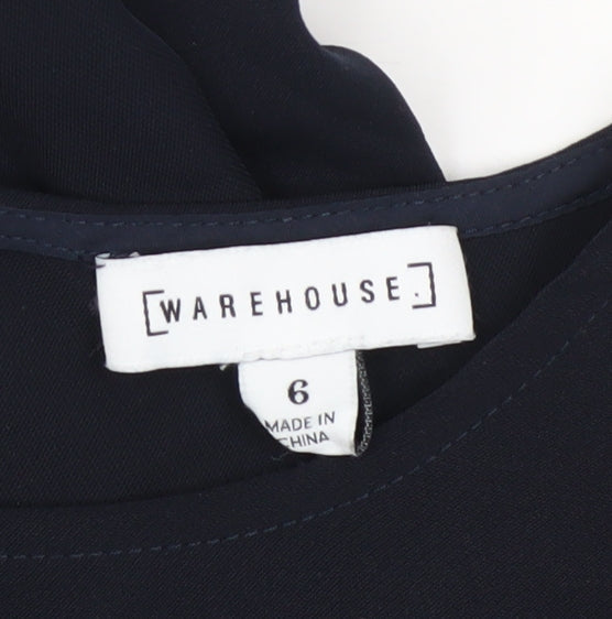 Womens UK Size 6 Warehouse Wrap Dress