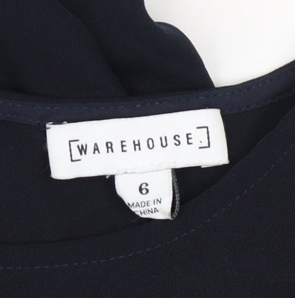 Womens UK Size 6 Warehouse Wrap Dress