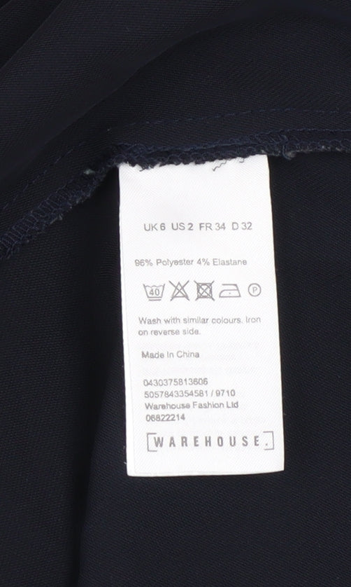 Womens UK Size 6 Warehouse Wrap Dress