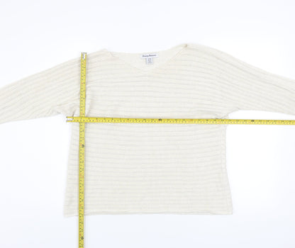 Womens UK Size L Tommy Bahama Ivory Pullover Jumper