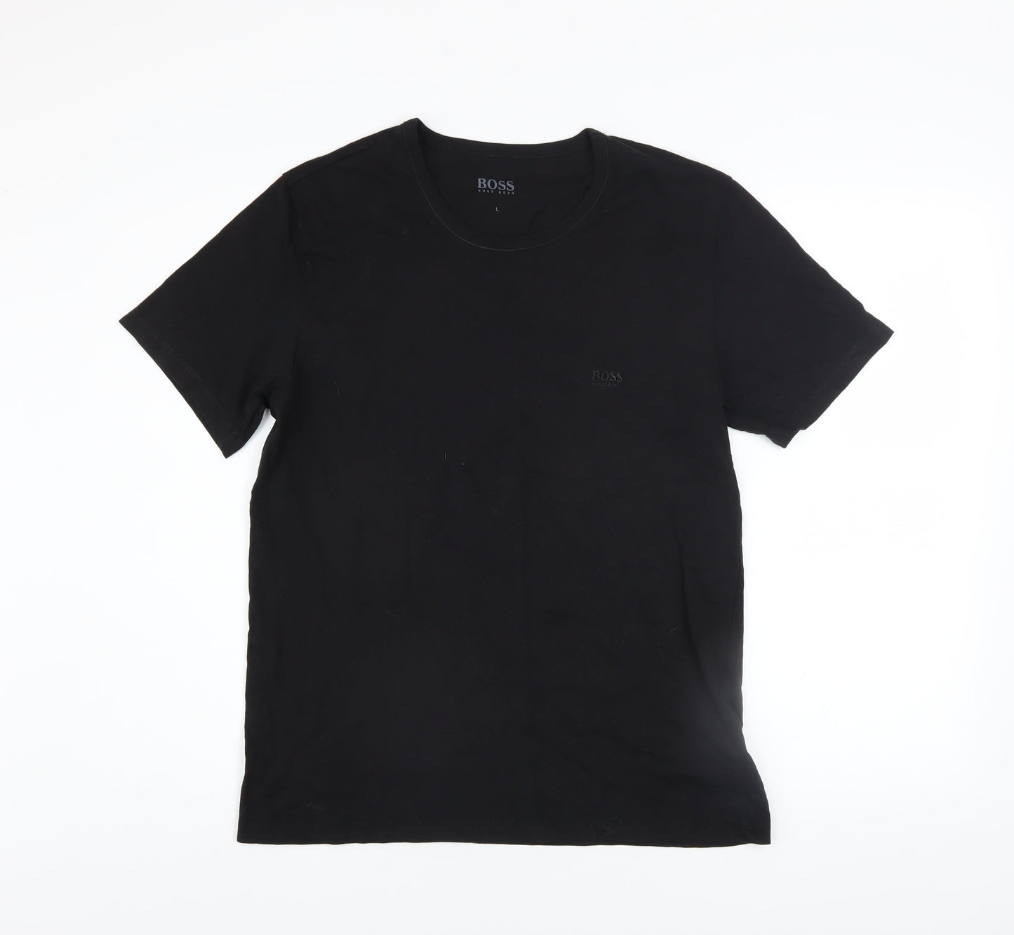 Mens UK Size L HUGO BOSS Black  T-Shirt