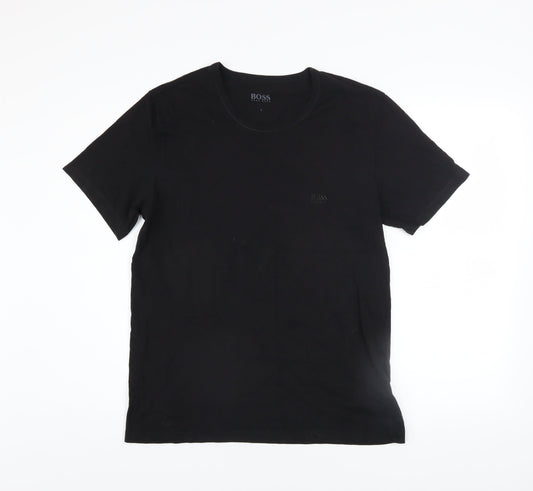 Mens UK Size L HUGO BOSS Black  T-Shirt