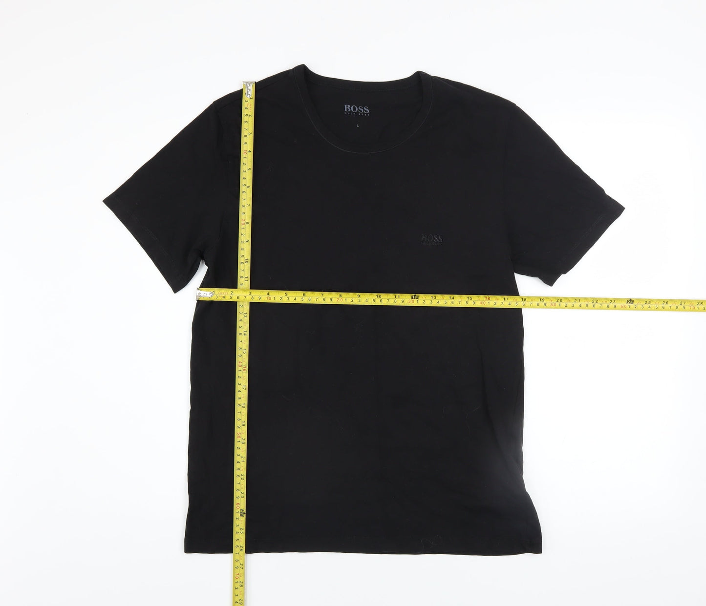 Mens UK Size L HUGO BOSS Black  T-Shirt