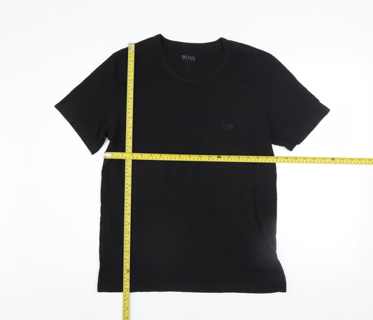 Mens UK Size L HUGO BOSS Black  T-Shirt