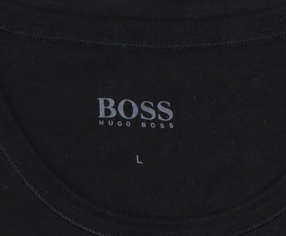 Mens UK Size L HUGO BOSS Black  T-Shirt