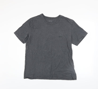 Mens UK Size L HUGO BOSS Grey  T-Shirt