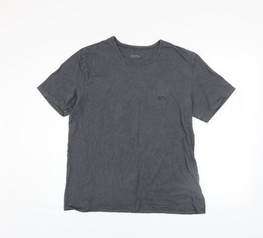 Mens UK Size L HUGO BOSS Grey  T-Shirt