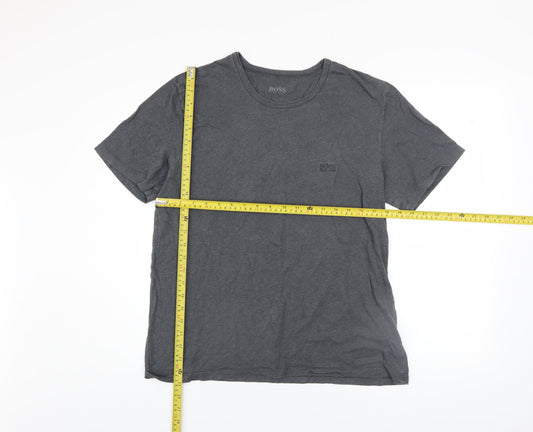 Mens UK Size L HUGO BOSS Grey  T-Shirt