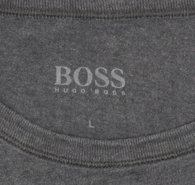 Mens UK Size L HUGO BOSS Grey  T-Shirt