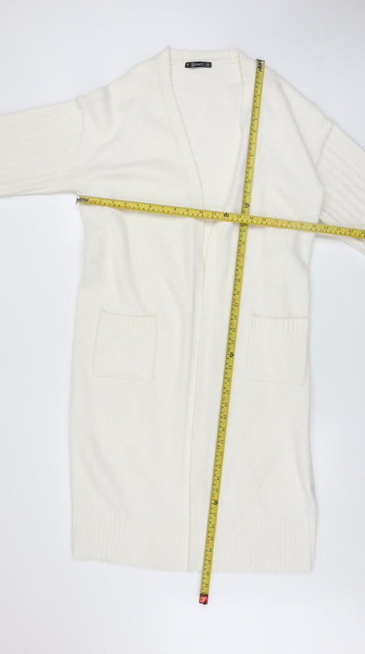 Womens UK Size S Dunnes Ivory Cardigan Jumper