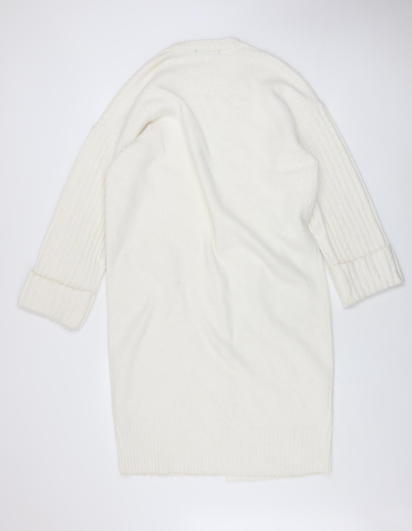 Womens UK Size S Dunnes Ivory Cardigan Jumper