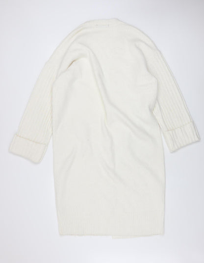 Womens UK Size S Dunnes Ivory Cardigan Jumper