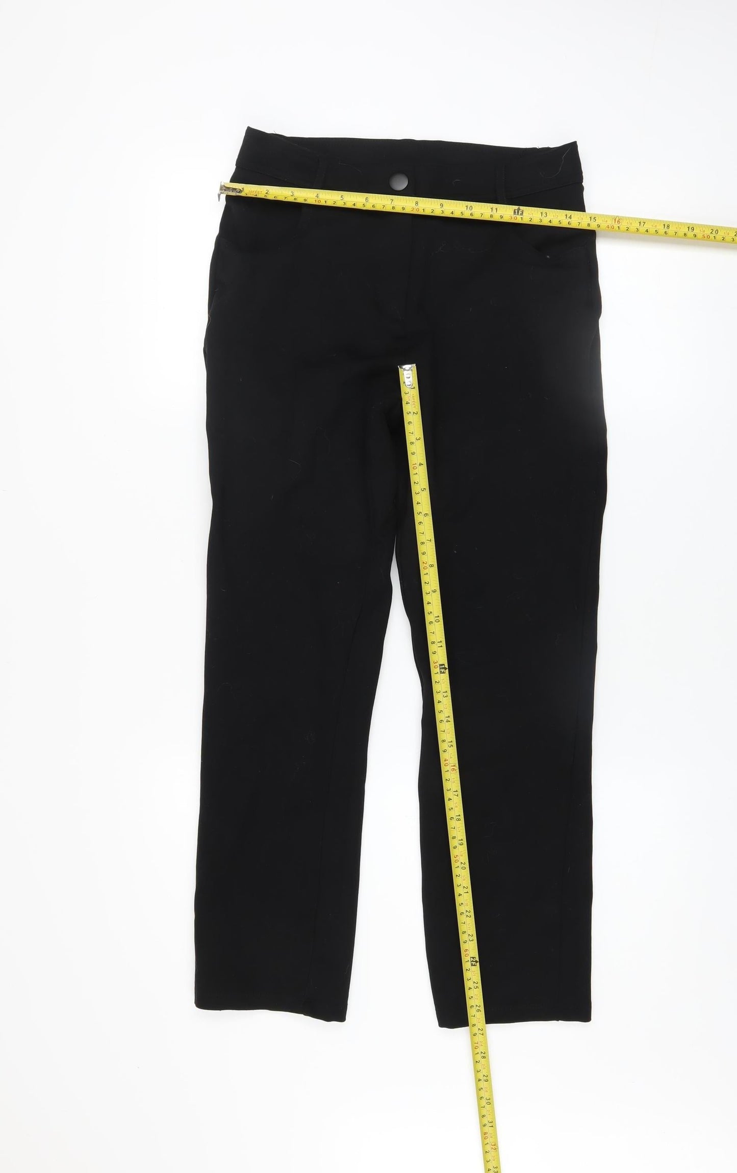 Womens UK Size 8 Dunnes Slim Fit Jegging Black Trousers