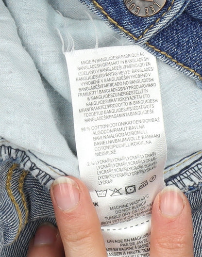 Lee Cooper Men's Blue Slim Fit Straight Jeans W34 L32 Denim