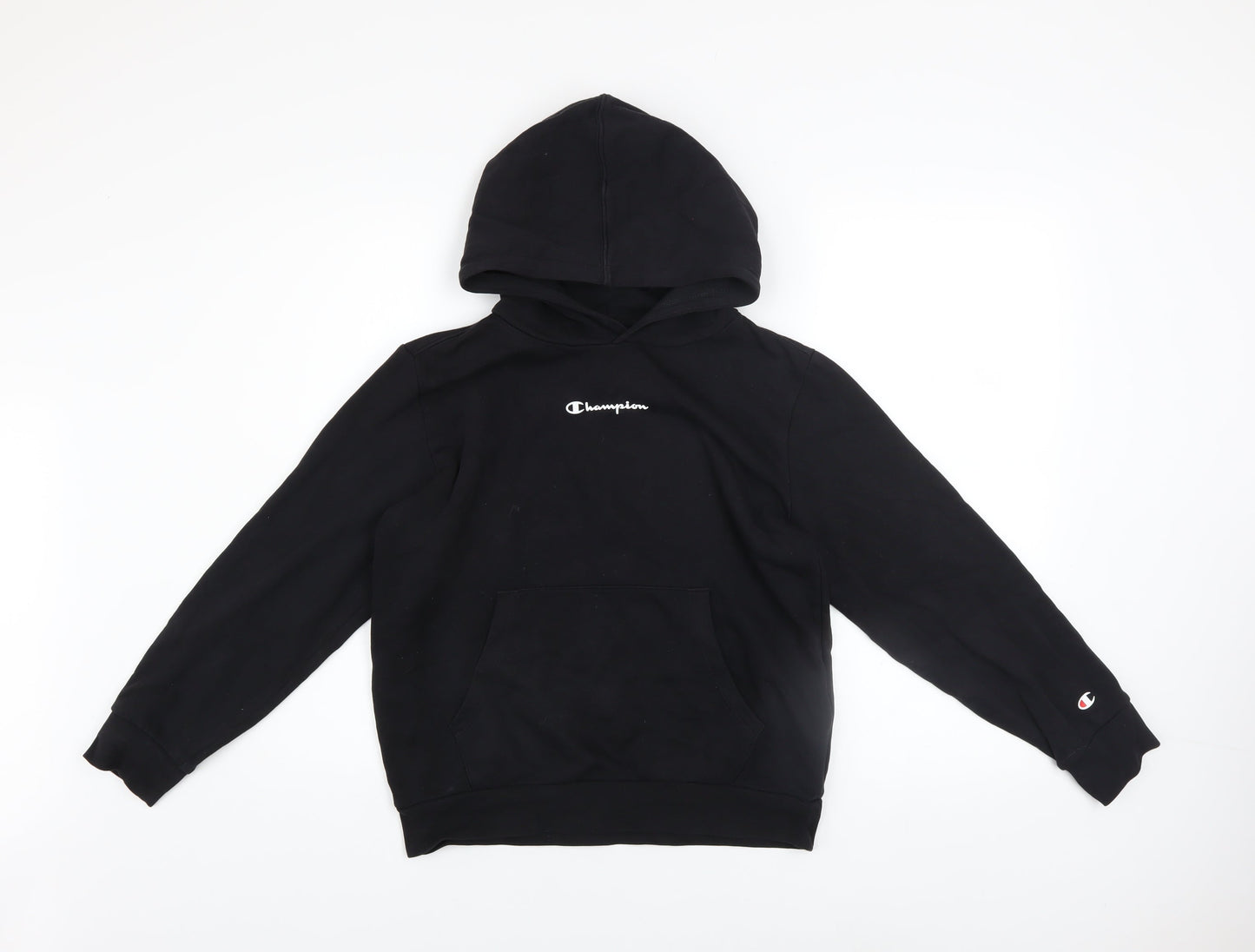 Boys UK Size 11-12 Years Champion Black Pullover Hoodie