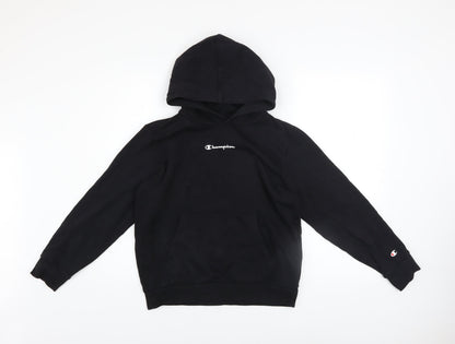 Boys UK Size 11-12 Years Champion Black Pullover Hoodie