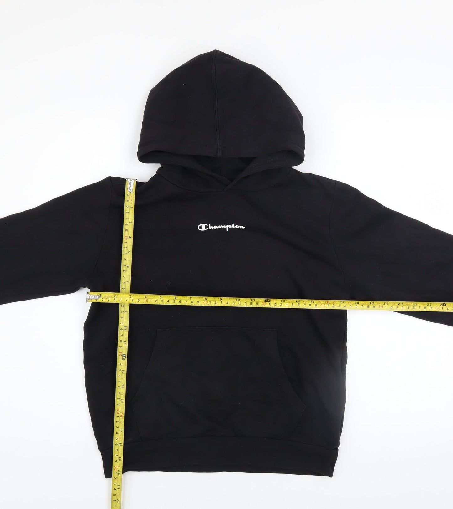 Boys UK Size 11-12 Years Champion Black Pullover Hoodie