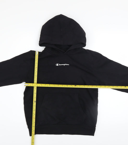 Boys UK Size 11-12 Years Champion Black Pullover Hoodie