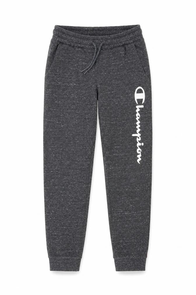 Front view of Champion boys’ grey jogger trousers, size 11-12, years cotton blend
