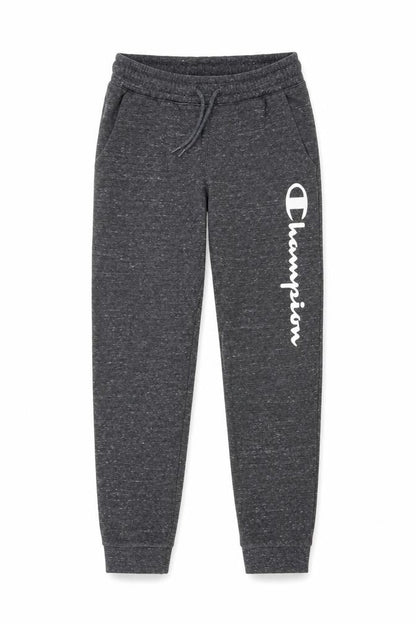 Front view of Champion boys’ grey jogger trousers, size 11-12, years cotton blend
