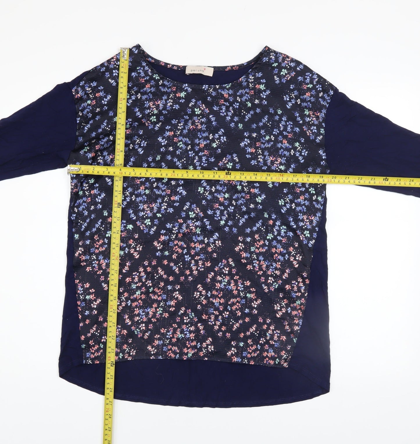 Womens UK Size 12 Marks and Spencer Multicoloured Tunic Blouse