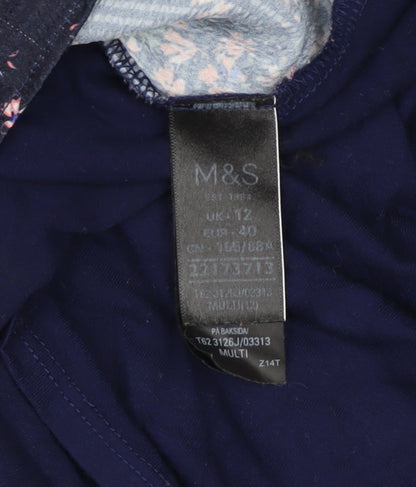 Womens UK Size 12 Marks and Spencer Multicoloured Tunic Blouse