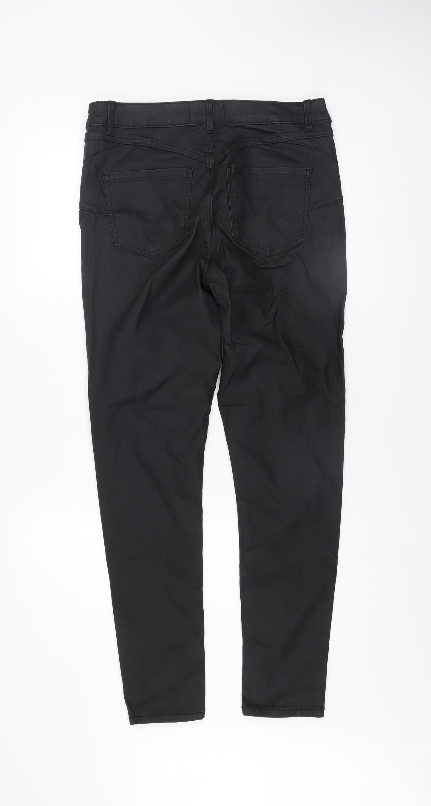 Womens UK Size 14 New Look Slim Fit Jegging Black Trousers