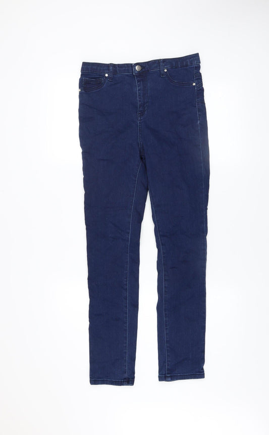 Womens UK Size 12 Gallery Slim Fit Skinny Blue Jeans