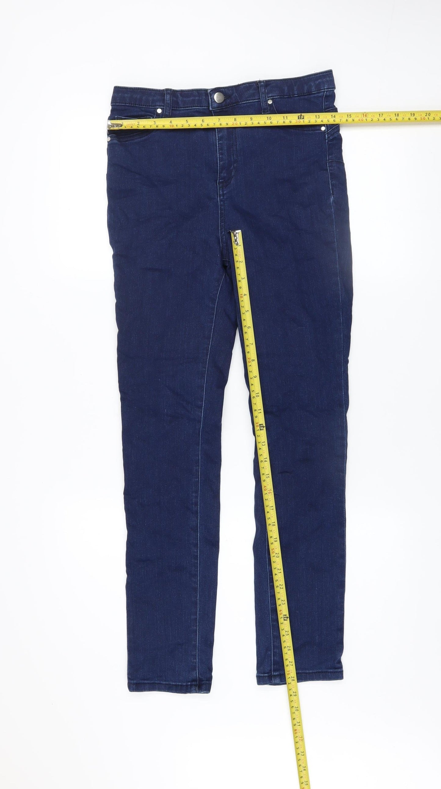 Womens UK Size 12 Gallery Slim Fit Skinny Blue Jeans