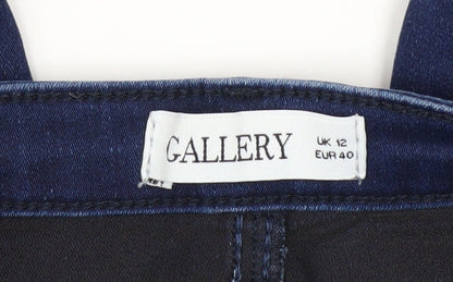 Womens UK Size 12 Gallery Slim Fit Skinny Blue Jeans