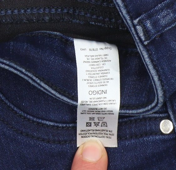 Womens UK Size 12 Gallery Slim Fit Skinny Blue Jeans