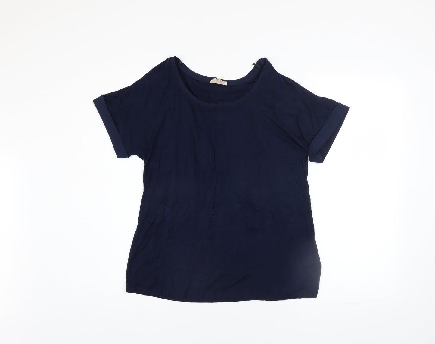 Womens UK Size 12 Phase Eight Blue Basic T-Shirt