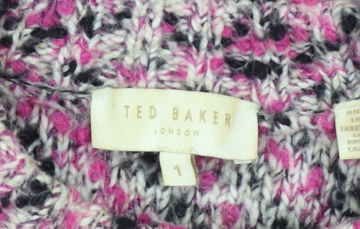Womens UK Size S Ted Baker Multicoloured Pullover Jumper
