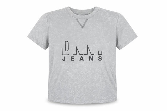 Boys UK Size 10 Years DKNY Grey Basic T-Shirt