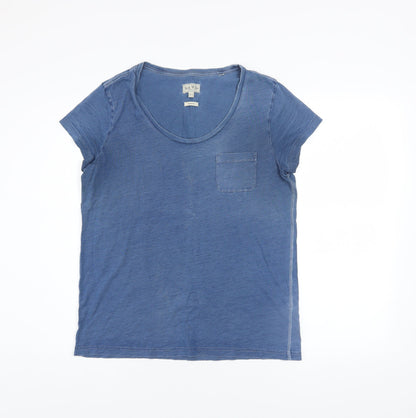 Womens UK Size 12 Jack Wills Blue Basic T-Shirt