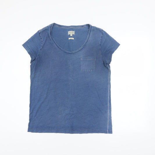 Womens UK Size 12 Jack Wills Blue Basic T-Shirt