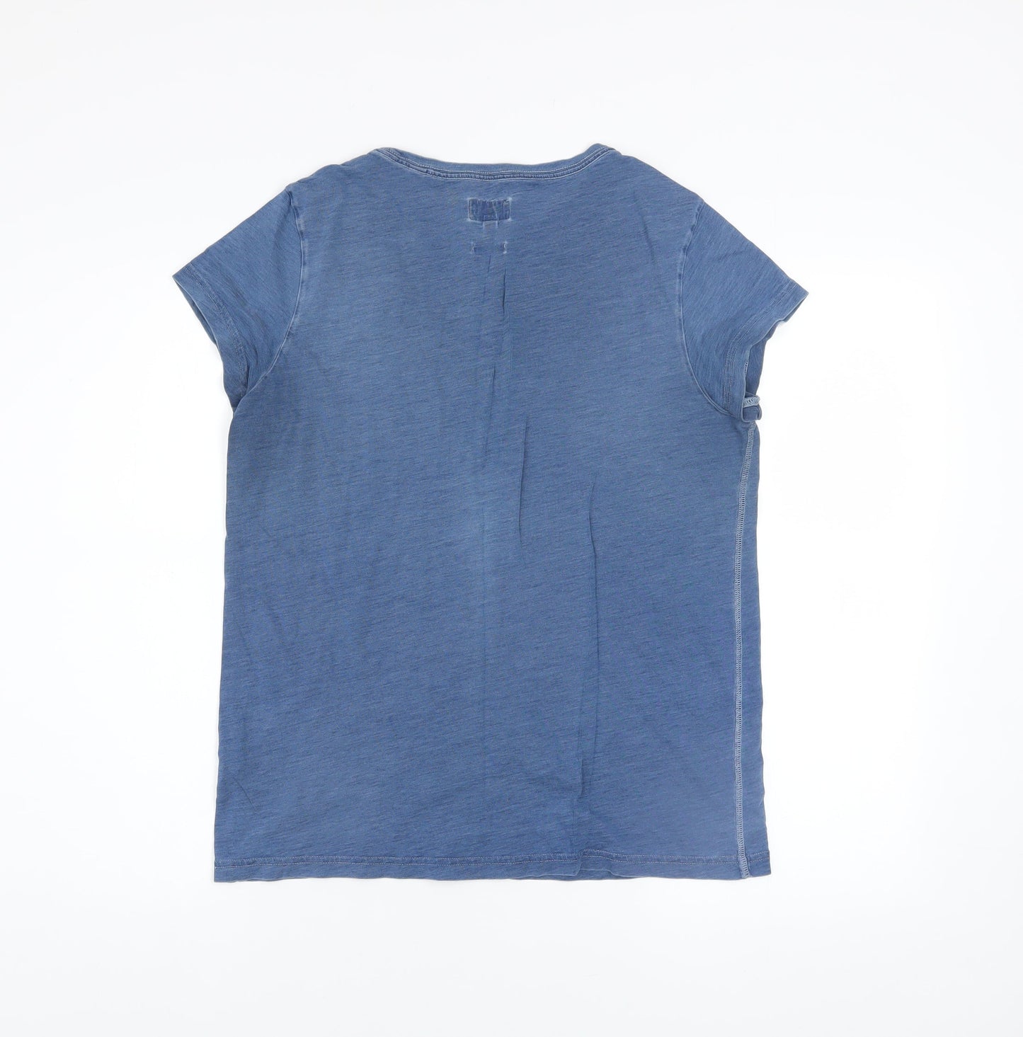 Womens UK Size 12 Jack Wills Blue Basic T-Shirt