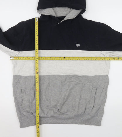 Mens UK Size M Burton Grey Pullover Hoodie