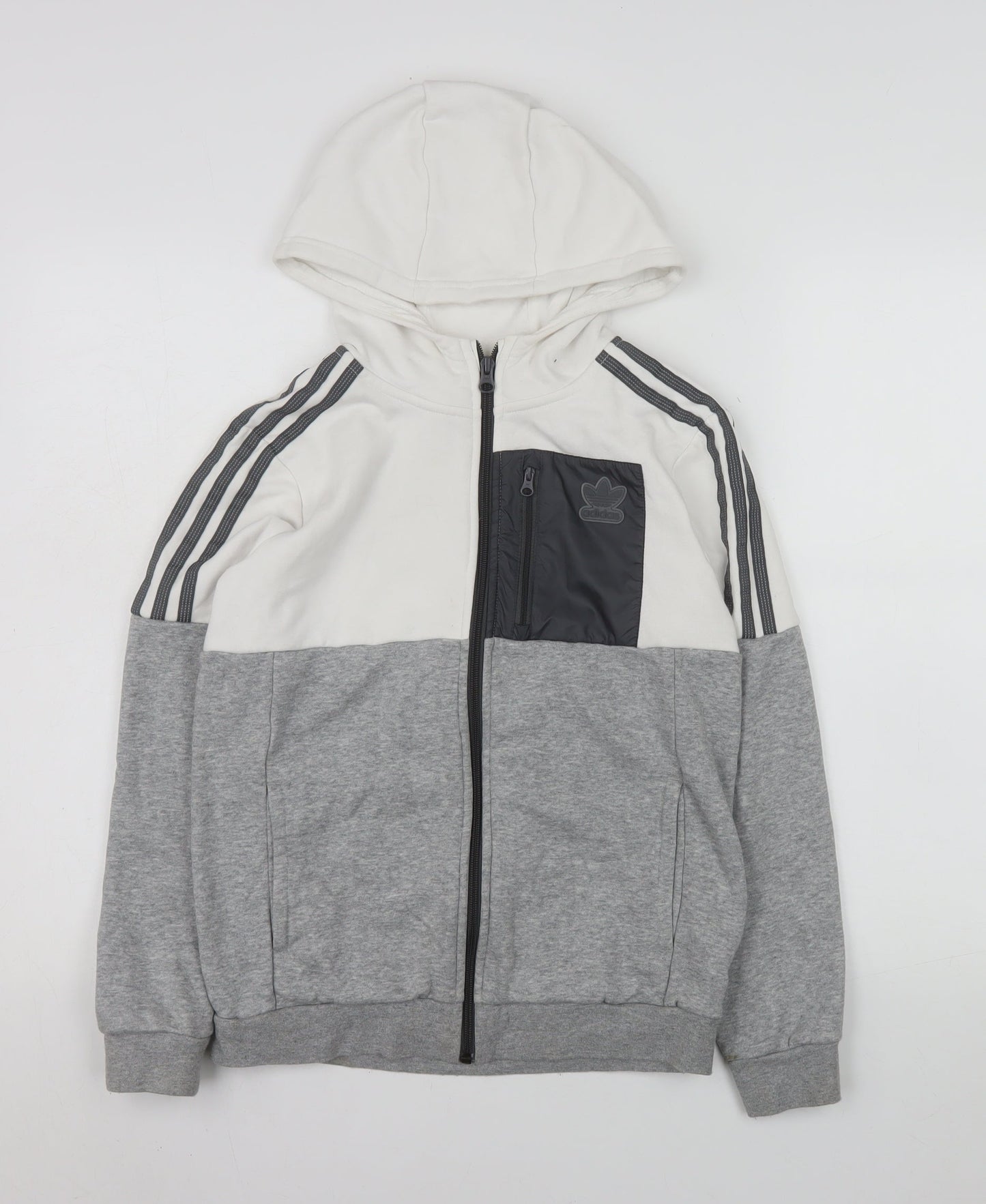 Boys UK Size 11-12 Years adidas Grey Track Jacket