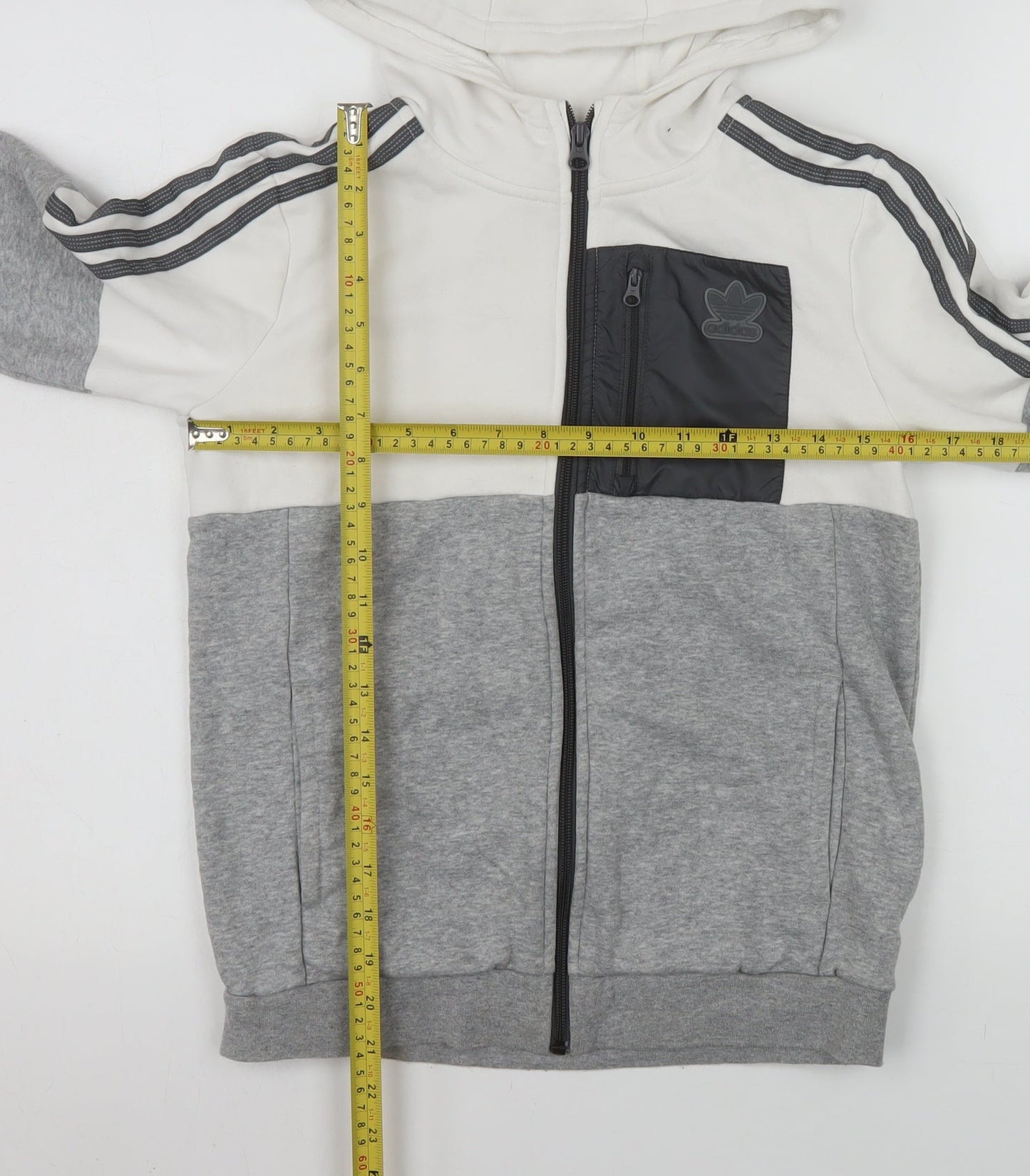 Boys UK Size 11-12 Years adidas Grey Track Jacket