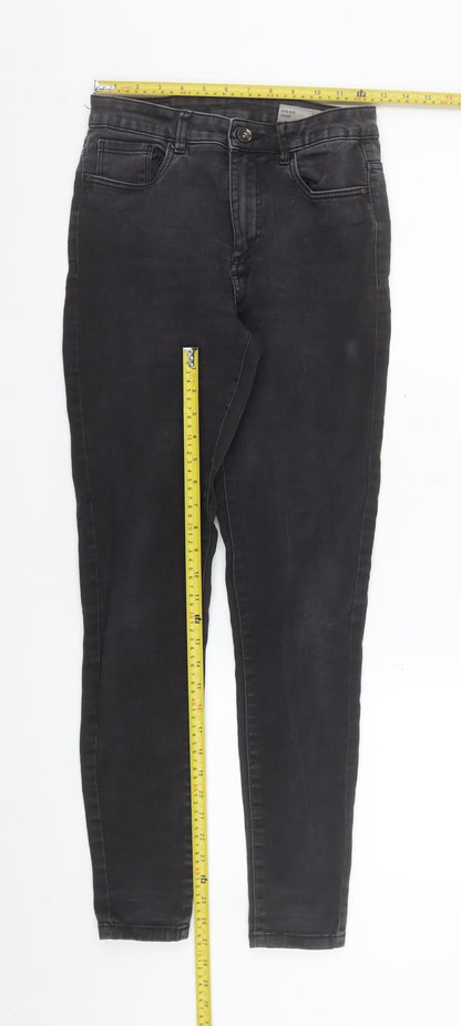 Womens UK Size S VERO MODA Slim Fit Skinny Black Jeans